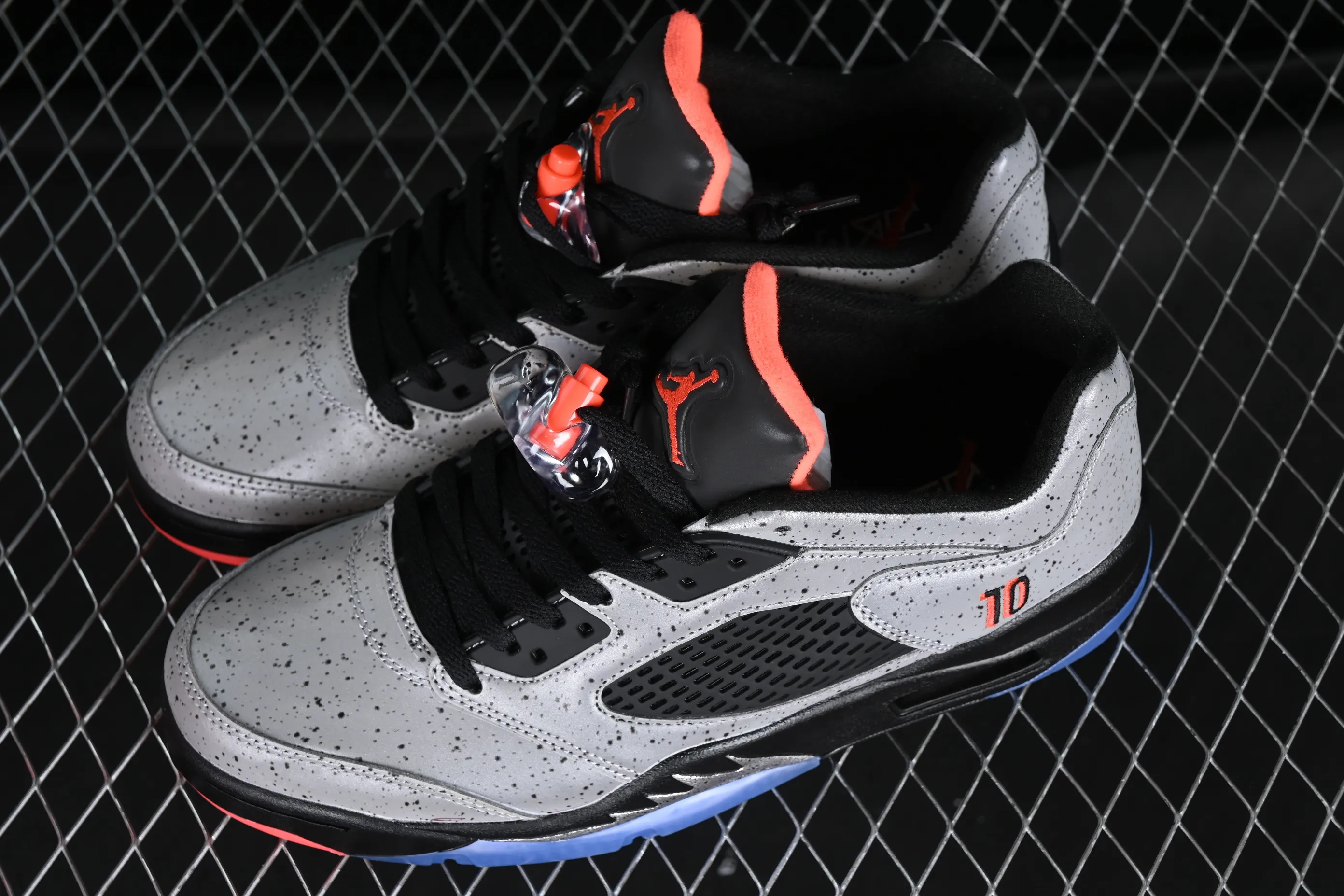 All categories Air Jordan Jordan series basketball shoes Air Jordan 5 Air Jordan 5 Low "Neymar" AJ5 Joe 5 cement gray low-top basketball shoes 846316-025